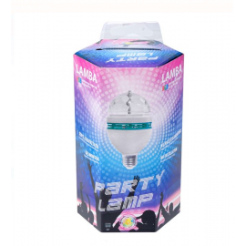 Парти лампа цветна 3W