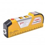 Laser level with tape measure