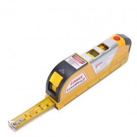 Laser level with tape measure