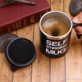 Self stirring mug